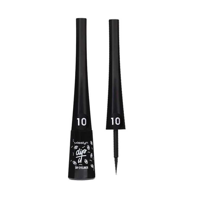 Підводка для очей Misslyn Dip It Dip Eyeliner 10 Black, 2.3 мл